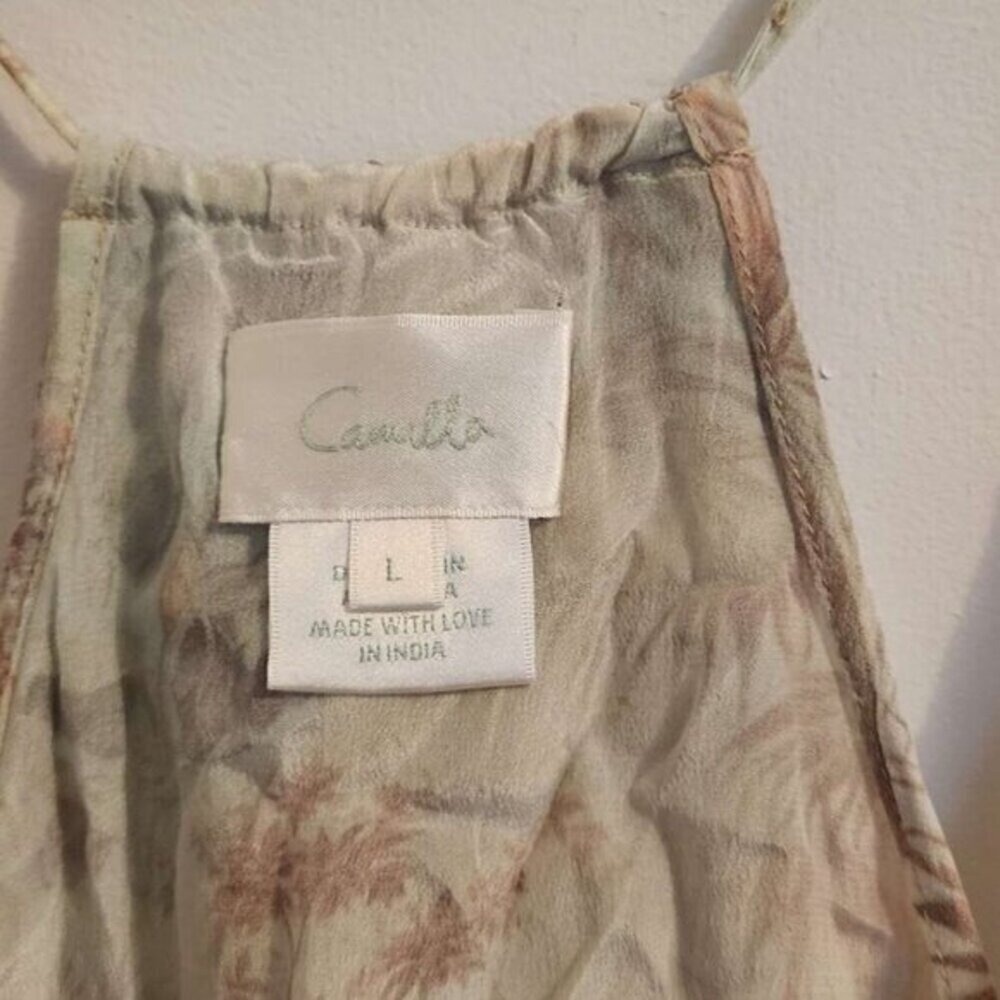 Camilla Electron Libre Back Overlay Top Size Large - Picture 6 of 13